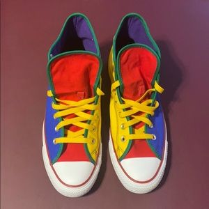 Color block custom Converse Chuck Taylors